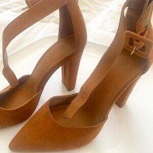 Tan, carmel pointed heels - Charlotte Russe size 8